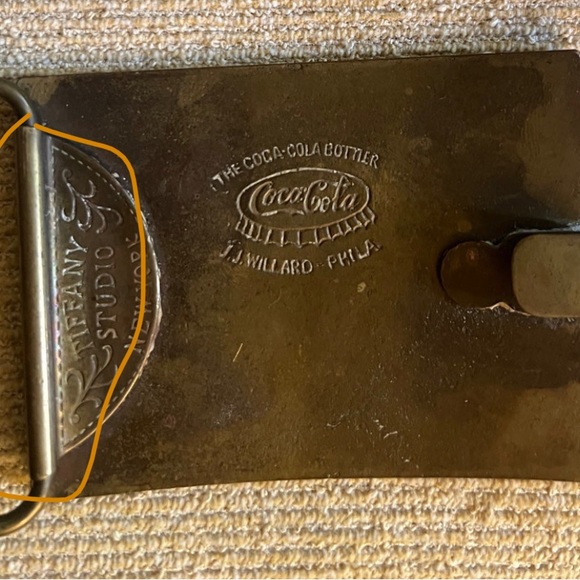 Tiffany & Co. any vintage brass buckle unisex each $128 recreate it see pics - Picture 2 of 11